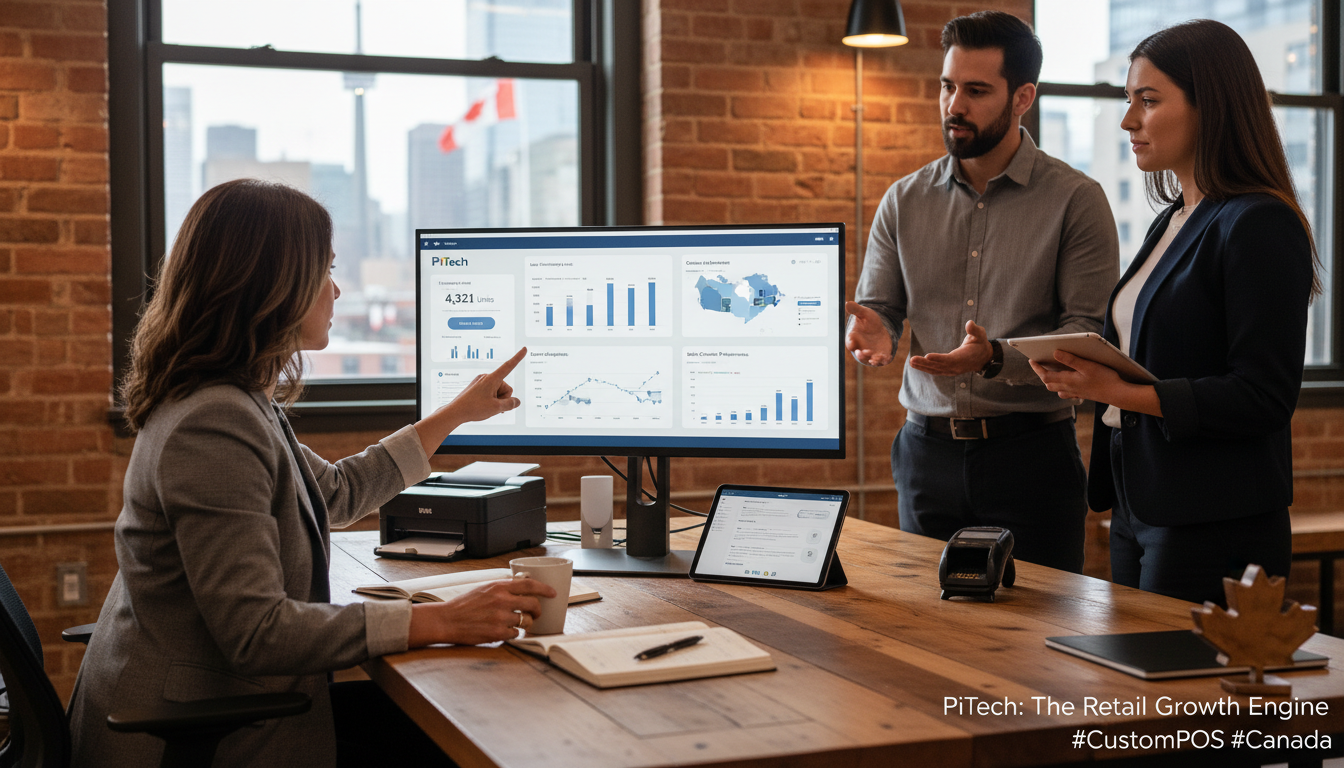 Custom POS Integration Canada: The Retail Growth Engine - Featured Article Image | PiTech Blog