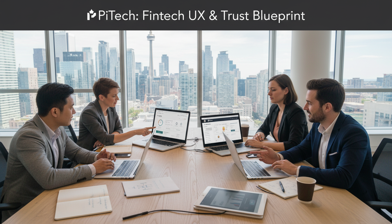 Fintech Website Design Canada: The UX and Trust Blueprint - Featured Article Image | PiTech Blog