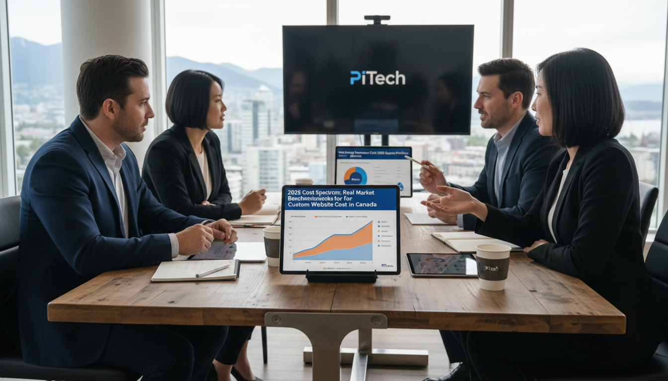 2025 Cost Spectrum: Real Market Benchmarks for Custom Website Cost in Canada