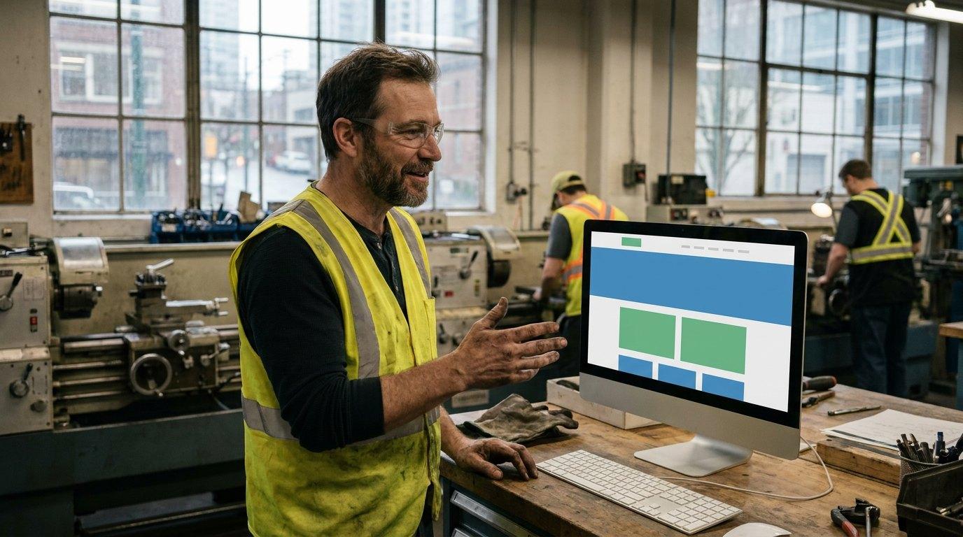 B2B Website UX for Canadian Manufacturing: A Growth Blueprint - Featured Article Image | PiTech Blog